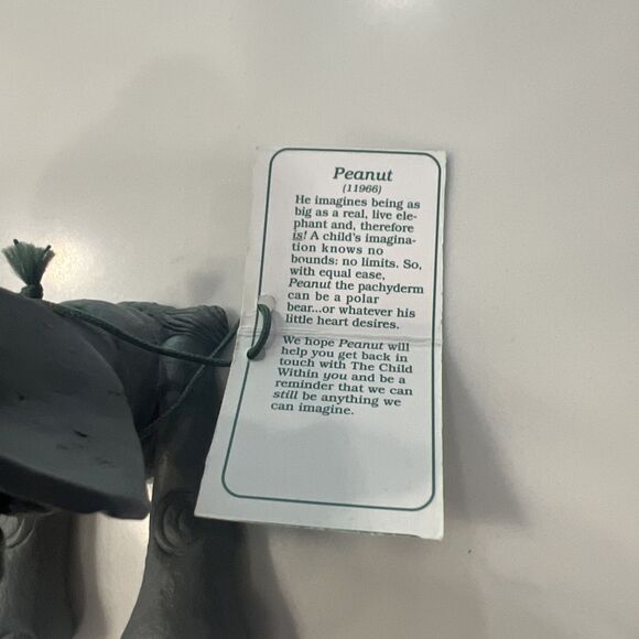 Lefton The Child Within Peanut Statue 1999 Child With Elephant Costume - Picture 3 of 11